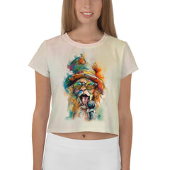 Tuned Toons Caricature Crop T-Shirt - Beyond T-shirts