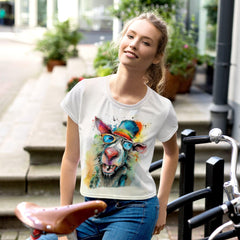 Playful Performances Caricature Crop Tee - Beyond T-shirts