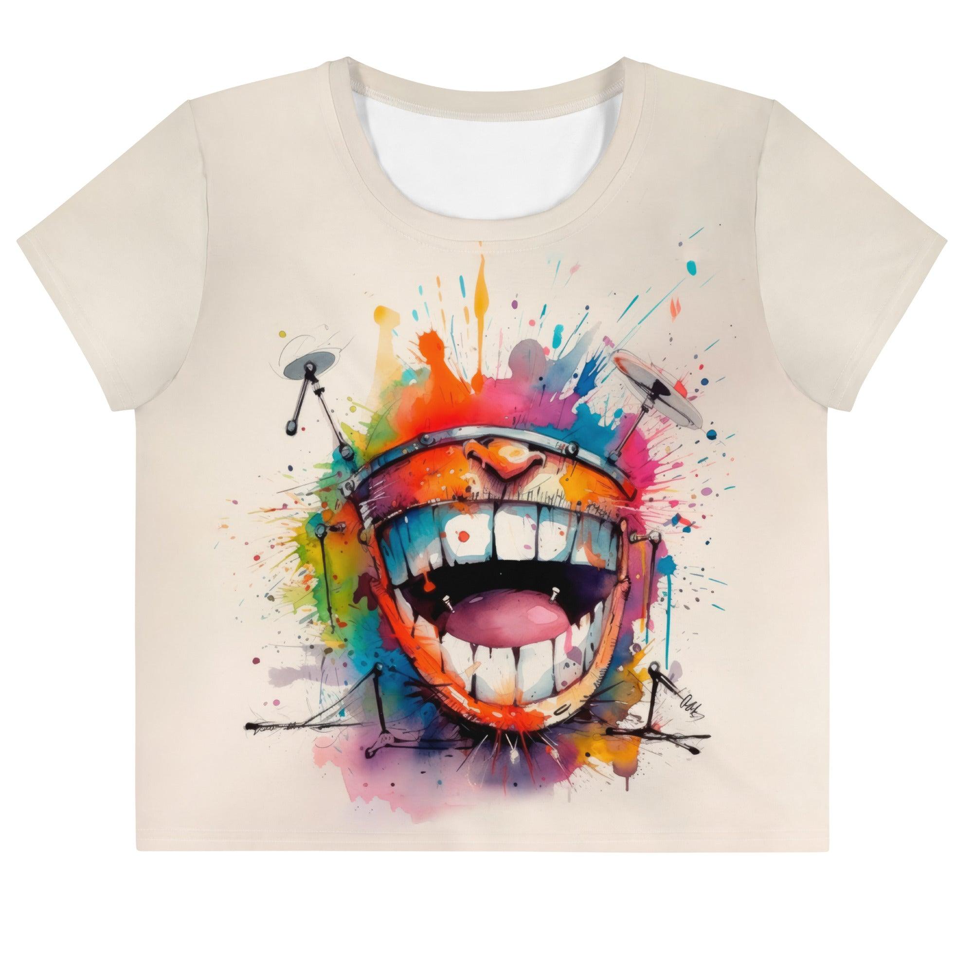 Comical Concertos Caricature Crop T-Shirt - Beyond T-shirts