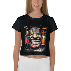 Artful Acoustics Caricature Crop Tee - Beyond T-shirts