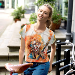 Tuneful Toons Caricature Crop T-Shirt - Beyond T-shirts