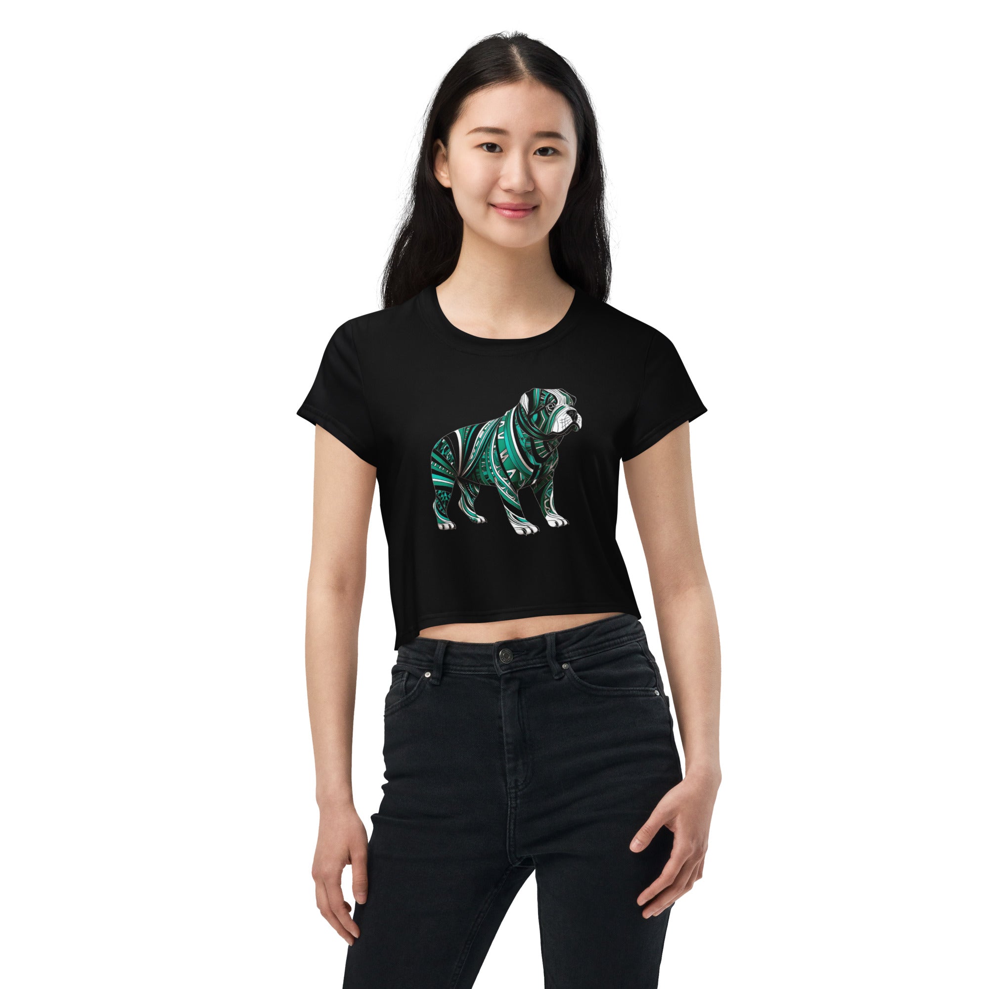 Chic Cheetah Charm Crop T-Shirt