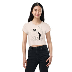 Inspiring Ibis Imprint Women's Crop T-Shirt