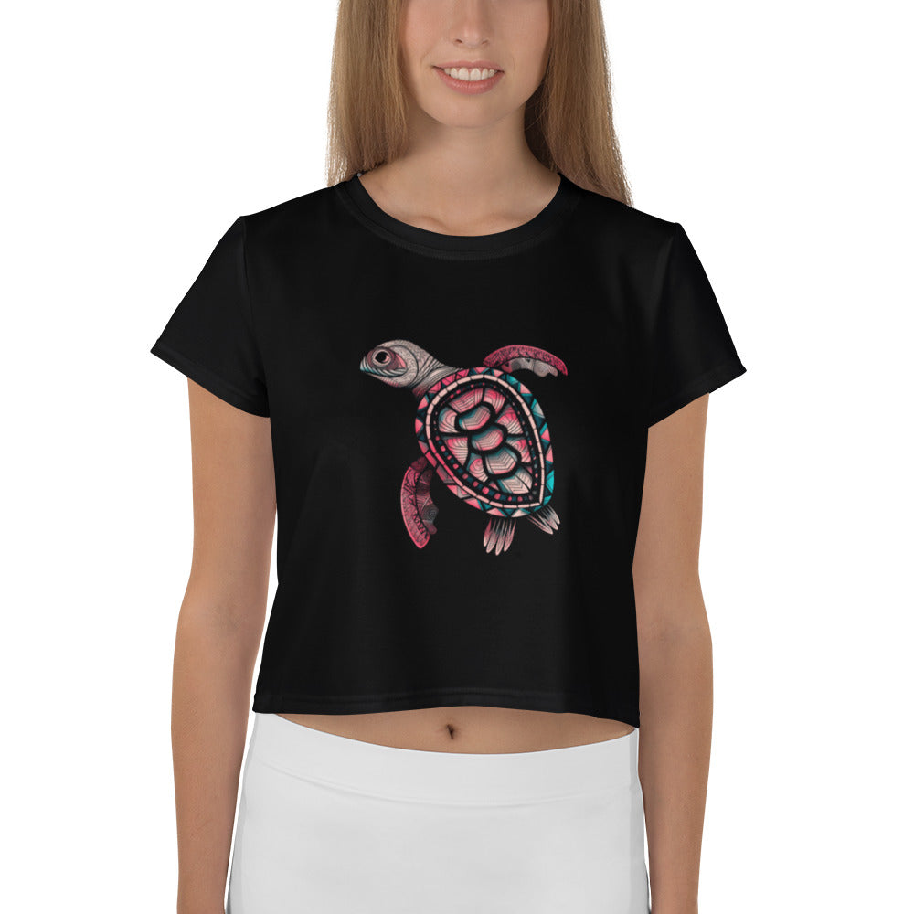 Exquisite X-Ray Tetra Xanadu Women's Crop T-Shirt