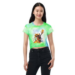 Wacky Wizard’s Whimsy Women's Crop Top