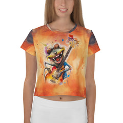 Enchanting Elf Enigma Women's Crop Top