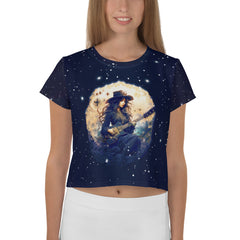 Octave Odyssey Ornaments All-Over Print Crop Tee