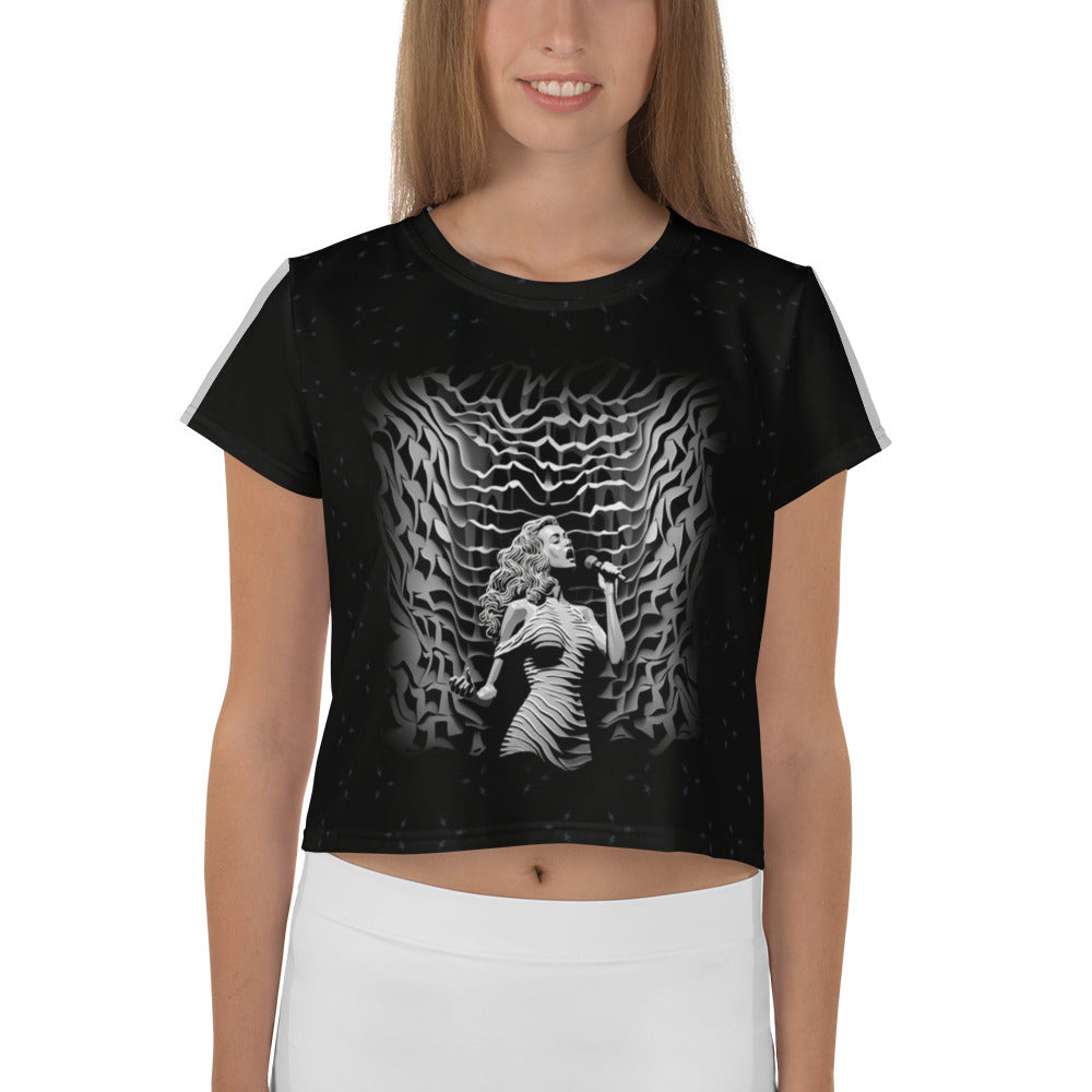 Electro Euphoria Crop T-Shirts