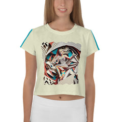 Guitar Glam Crop T-Shirts