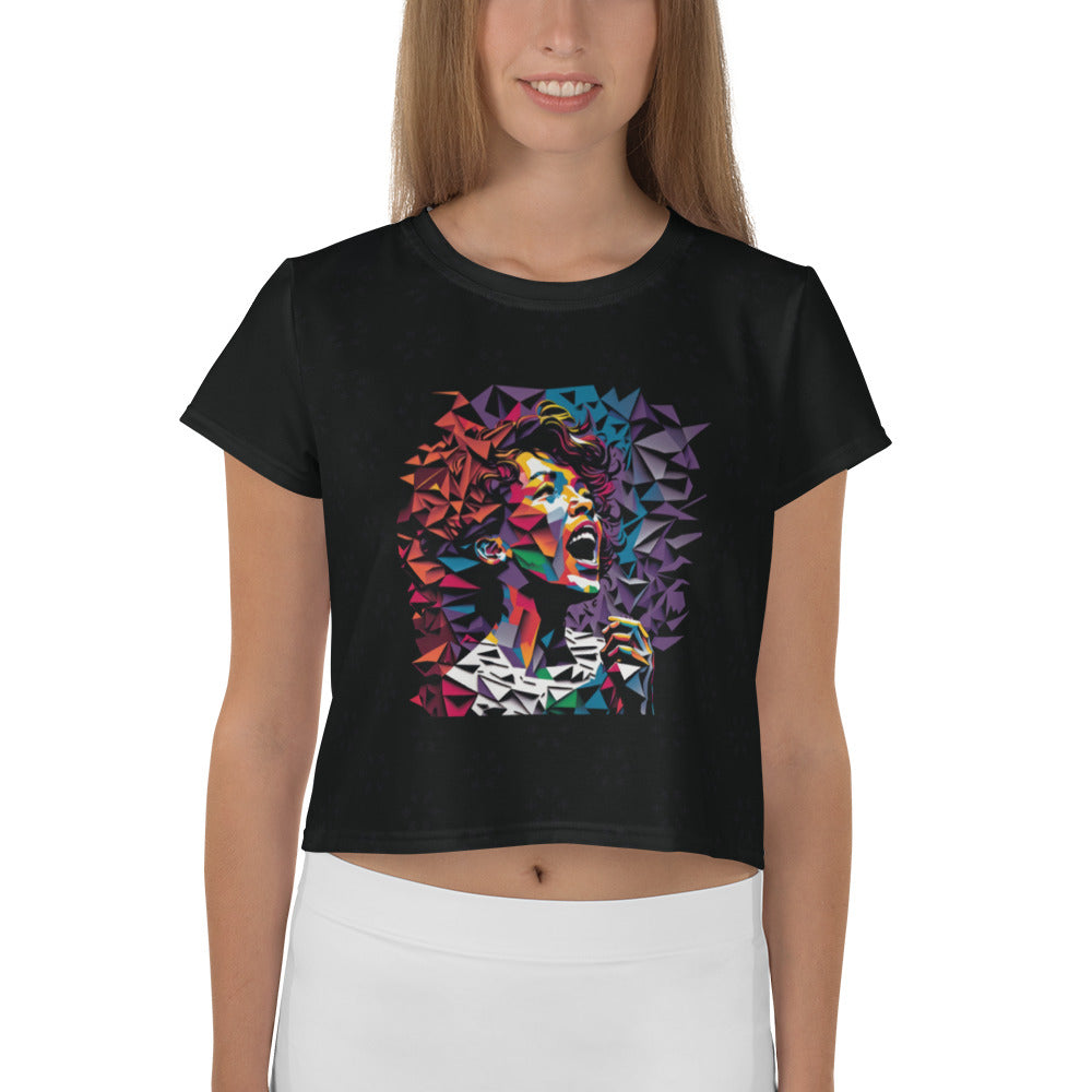 Opera Ovation All-Over Print Crop T-Shirts