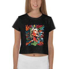 Reggaeton Rave Crop T-Shirts