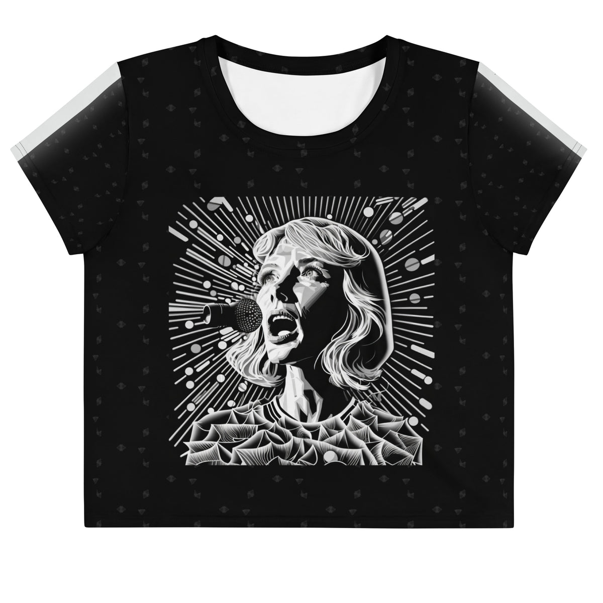 Folklore Fabric Crop T-Shirts