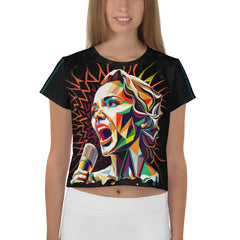 Rhythmic Soul Crop T-Shirt