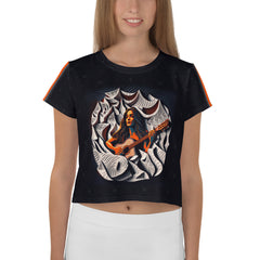 Starlet's Stage All-Over Print Crop T-Shirts