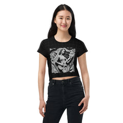 Virtuoso's Variation All-Over Print Crop T-Shirts