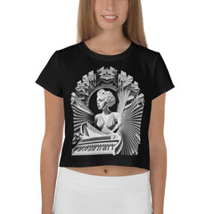 Vinyl Vibe Crop T-Shirts