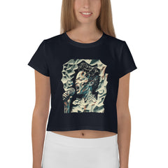 Greatest Hits All-Over Print Crop T-Shirts