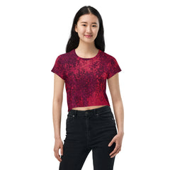 Urban Timber All-Over Print Crop T-Shirt