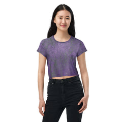 Natural Elements All-Over Print Crop T-Shirt