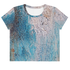 Timber Texture Crop T-Shirts