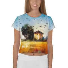 Wildflower Dreams Women's Crop Tee