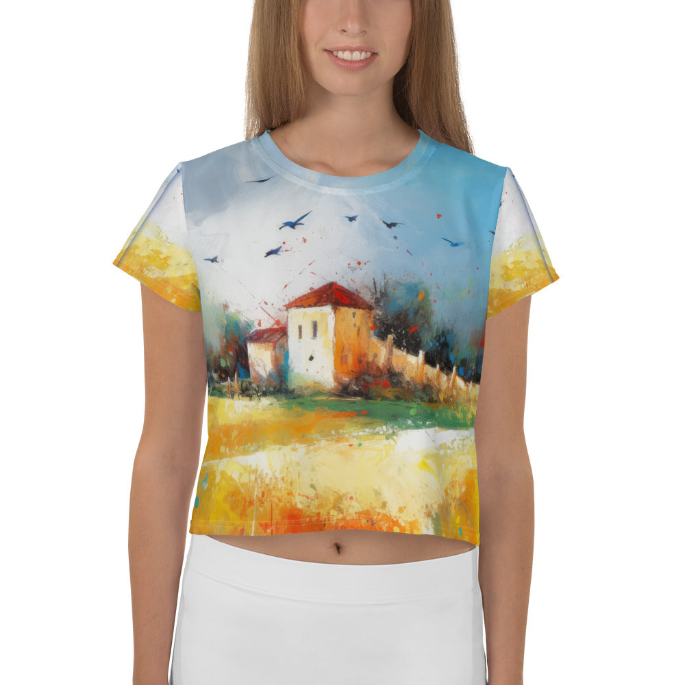 Forest Whispers Women's Crop Tee