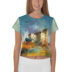 Lakeside Serenade Women's Crop Tee