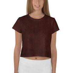 Rose Gold Elegance Women's Crop Tee