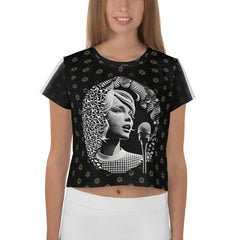 Greatest Artist All-Over Print Crop T-Shirt