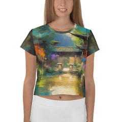 Rolling Hills Panorama Women's Crop Tee