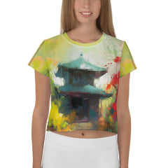 Lakeside Serenity Women's Crop Tee