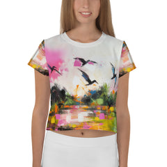 Desert Mirage Women's Crop Tee