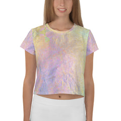 Mohair Magic Texture Crop T-Shirt