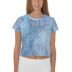 Terry Touch Texture Crop T-Shirt