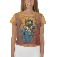 Fantastic Fox Fables All-Over Print Crop T-Shirt