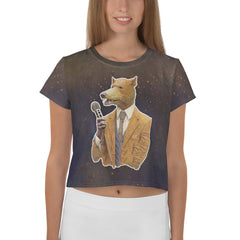 Fantastic Fox Fables  Crop T-Shirt