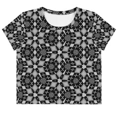 Kaleidoscope Delight Women's Crop Tee