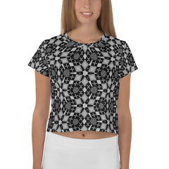 Kaleidoscope Delight Women's Crop Tee