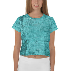 Silky Serenity Crop T-Shirt