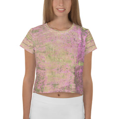 Marbled Majesty Crop T-Shirt