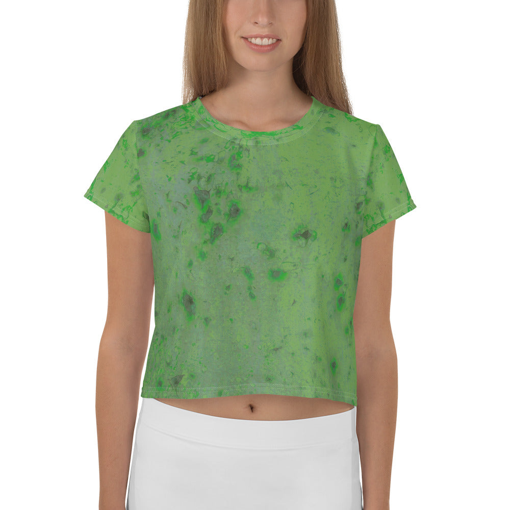 Suede Sensation Crop T-Shirt