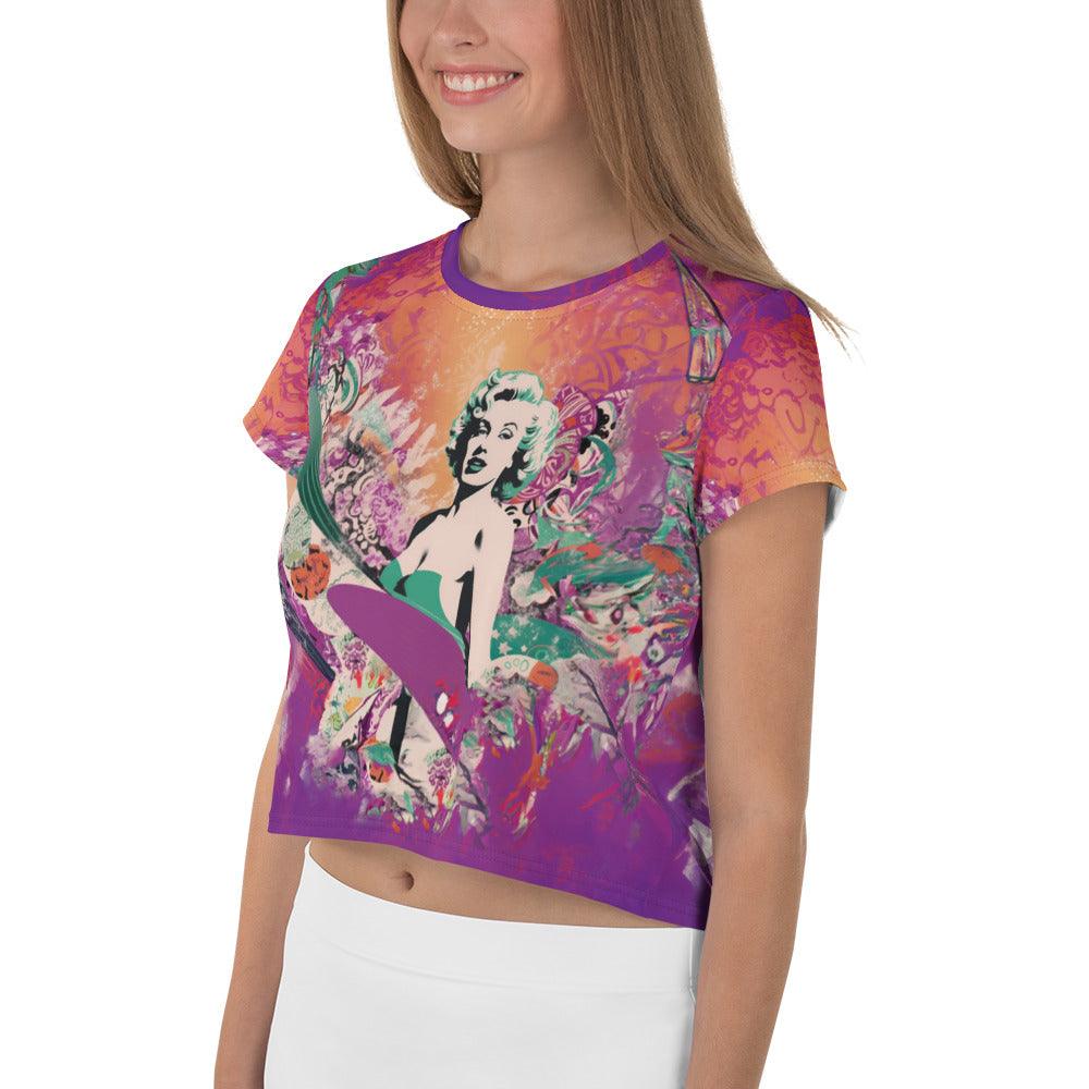 Stylish and unique Surfing 5-02 Crop Tee for a standout look