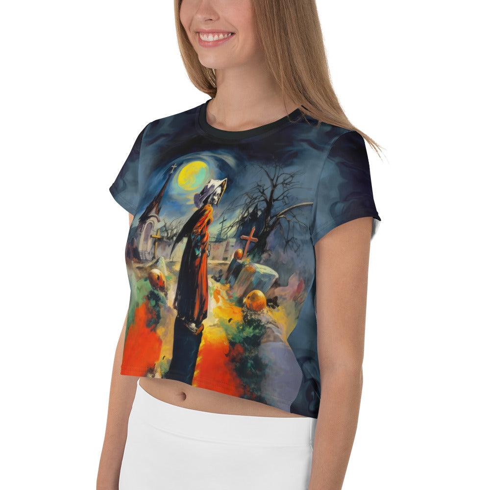 Skeleton Sway Crop T-Shirt - Beyond T-shirts