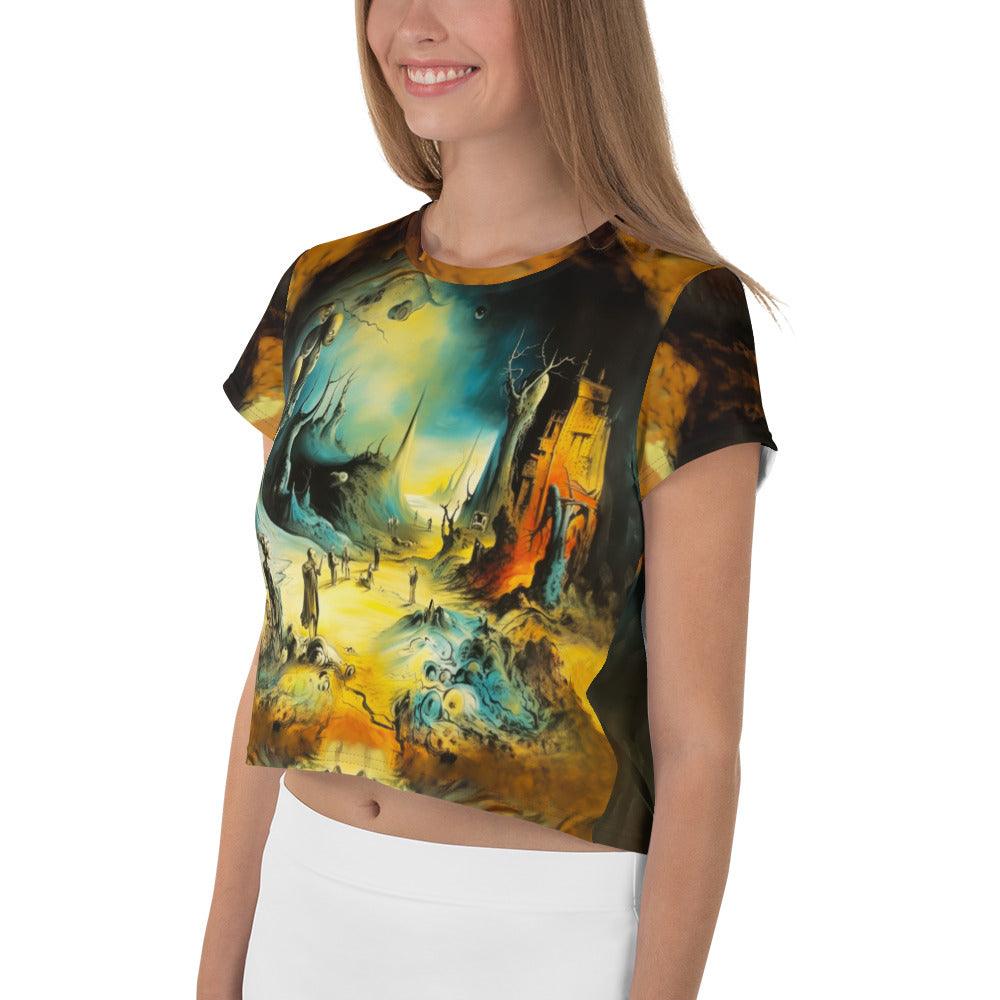 Ethereal Elegance Crop Tee - Beyond T-shirts