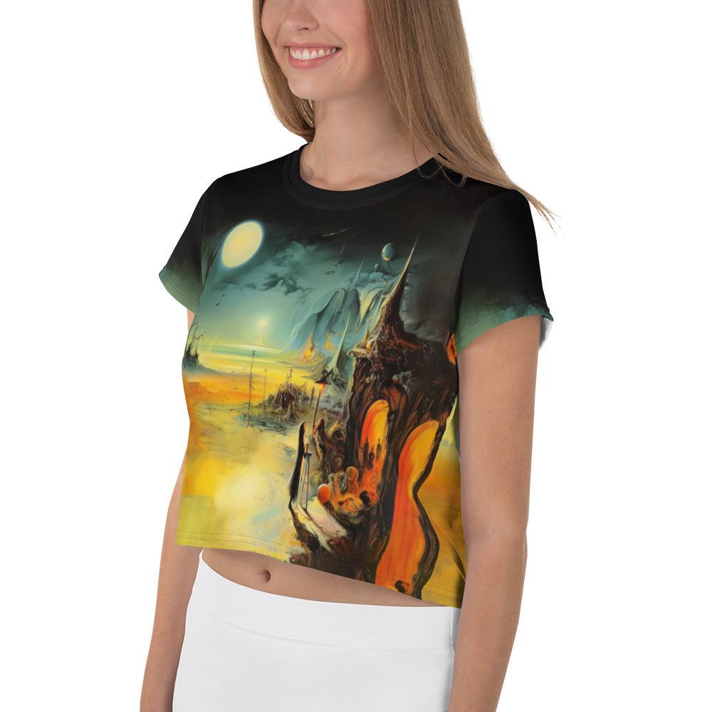 Spellbinding Whispers Crop Tee - Beyond T-shirts