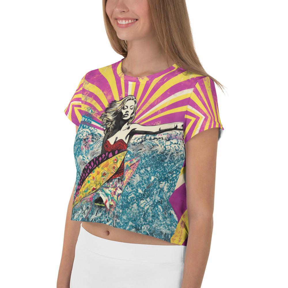 Coastal Adventure Crop T-Shirt - Beyond T-shirts