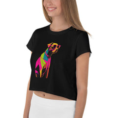 Adorable Paws Crop T-Shirt - Beyond T-shirts