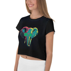 Graceful Ele Crop T-Shirt - Beyond T-shirts