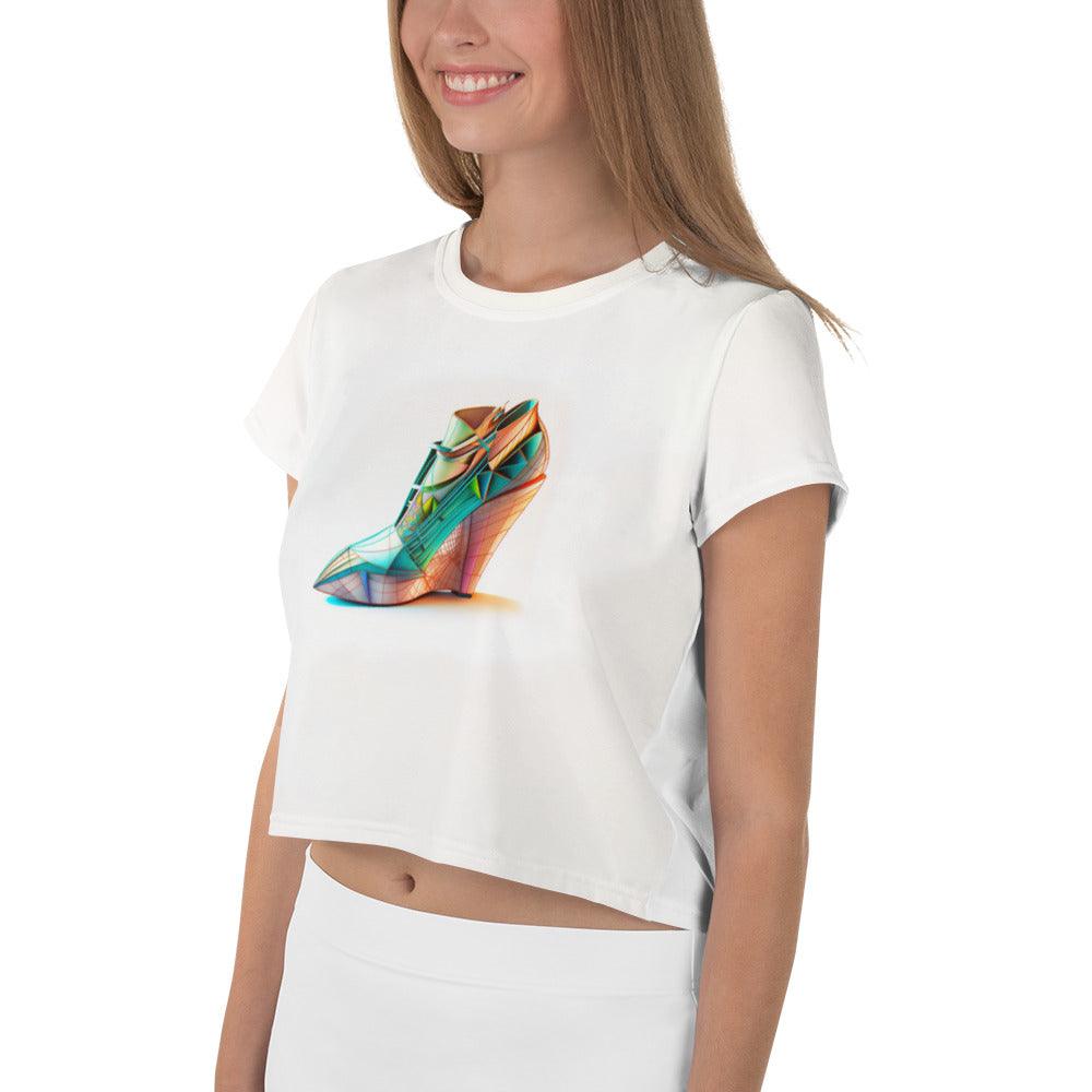 Futuristic Mirage Women's Crop Tee - Beyond T-shirts