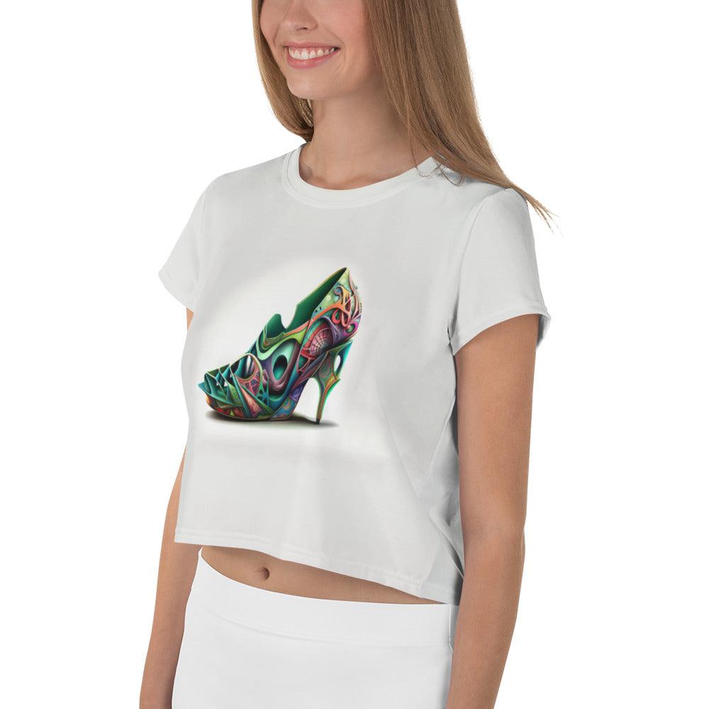 Neo-Futurism Women's Crop Top - Beyond T-shirts